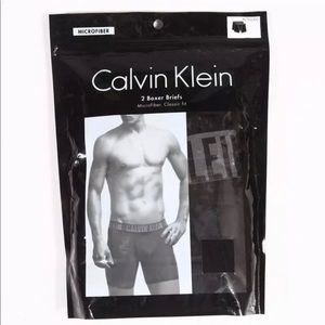 Calvin Klein Mens 2 Pack Boxer Briefs size M